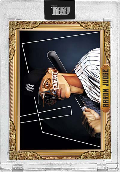 Topps Project100 Card 4 - Mookie Betts by Andre Power - Artist Signed  Artist Proof Edition #'d to 20