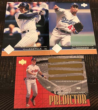 1997 DENNYS MAJOR BASEBALL LEAGUE TRADING CARDS 3D LOT OF 39 SEALED PACKS