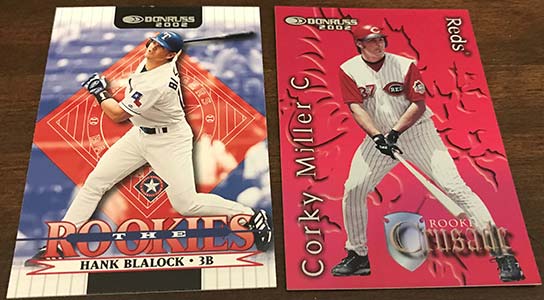 Donruss Hank Blalock Baseball Trading Cards