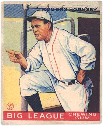 Rogers Hornsby - My War With Baseball ~ Baseball Happenings