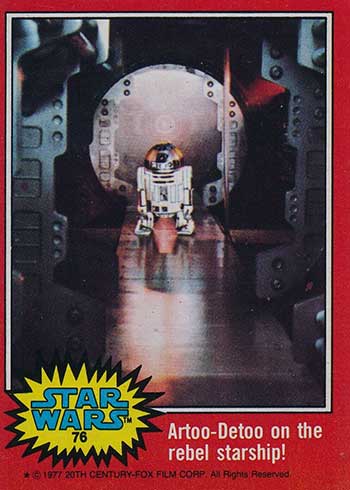 1977 Topps Star Wars 76
