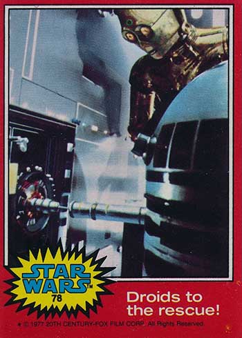 1977 Topps Star Wars 78