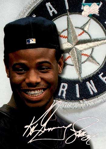 Baseballer - Ken Griffey Jr. The sweetest swing ever. The backwards hat.  The Kid. Absolutely perfect photo 😍