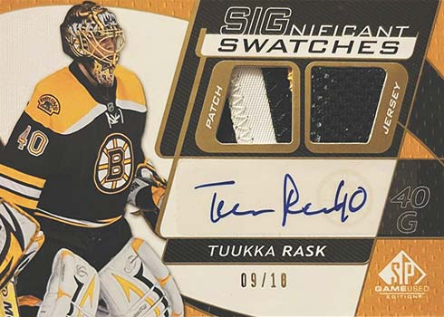 Tuukka Rask Rookie Cards and Memorabilia Buying Guide