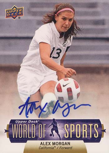 Alex Morgan Cards - 2011 Upper Deck World of Sports Autographs