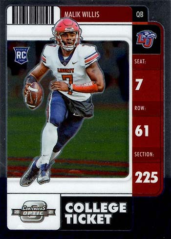 2022 Panini Contenders Football Checklist, Set Details, Variations