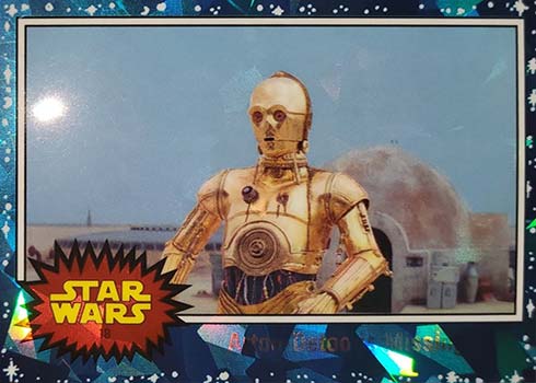 2022 Topps Star Wars Chrome Sapphire 18 1