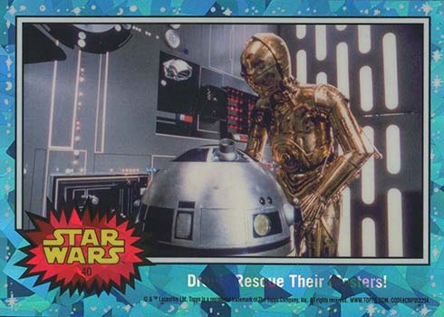 2022 Topps Star Wars Chrome Sapphire 40