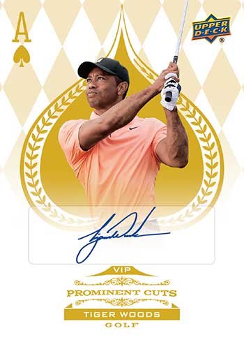 2022 Upper Deck National Sports Collectors Convention VIP Tiger Woods Autograph