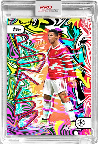 Topps Project 22 Cristiano Ronaldo by Mike Perry