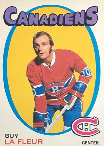 Montreal Canadiens Hockey Hall of Famer Guy Lafleur 