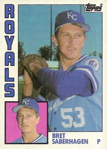 1984 Topps Traded Baseball Bret Saberhagen