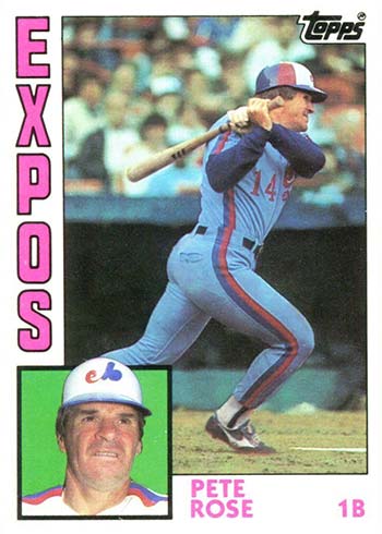 1984 Topps Traded #103T Pete Rose VG Montreal Expos - Under the Radar Sports