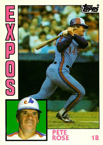 1984 Topps Traded Tiffany Baseball Pete Rose