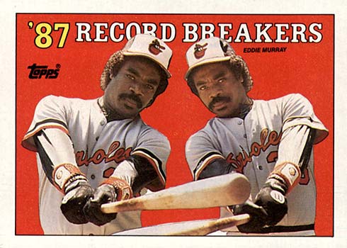 Eddie Murray / Cal Ripken Jr. 1988 Topps Orioles Leaders MLB Card #51  (Baltimore Orioles)