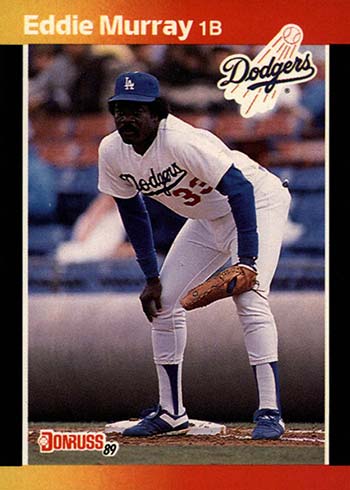 Eddie Murray - Dodgers #32 Baseball 1992 Upper Deck Trading Card