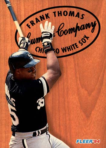 Sold at Auction: 2005 Donruss Leather & Lumber Baseball Frank Thomas Card  #43