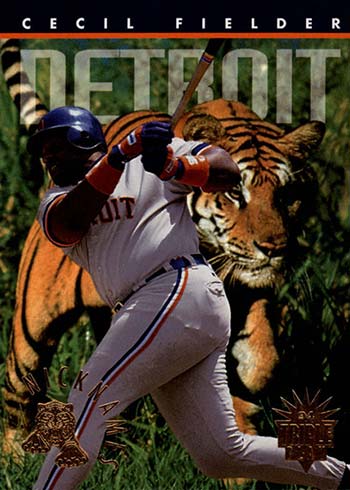 Cecil Fielder - Detroit Tigers - choose a full color 35mm slide