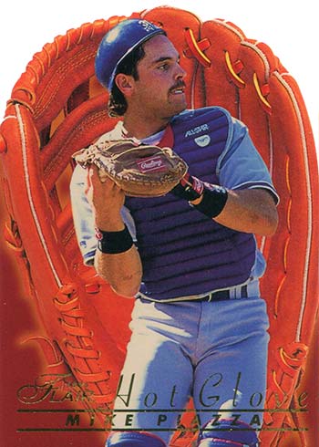 Ivan Rodriguez 1995 Flair Hot Gloves Embossed Foil Insert #10