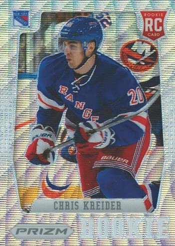 Off The Post: Chris Kreider Hockey Cards, New York Rangers