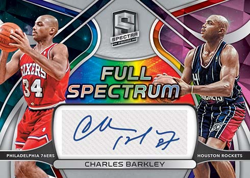 2021-22 Panini Spectra Basketball Full Spectrum Autographs Charles Barkley