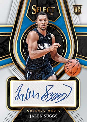 Jalen Suggs 2021-22 Panini Select Silver Scope Prizm Rookie Card