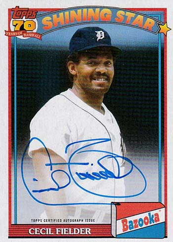 Cecil Fielder - 2022 MLB TOPPS NOW® Turn Back The Clock - Card 95