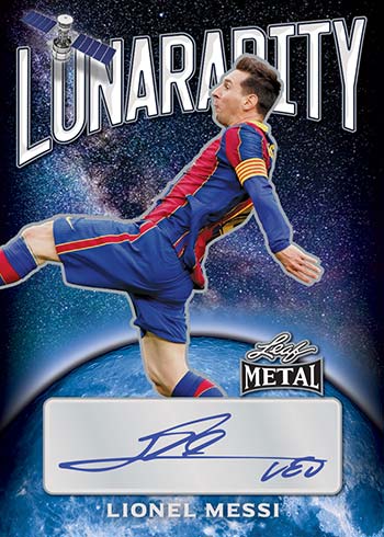 2022 Leaf Metal Soccer Lunararity Lionel Messi