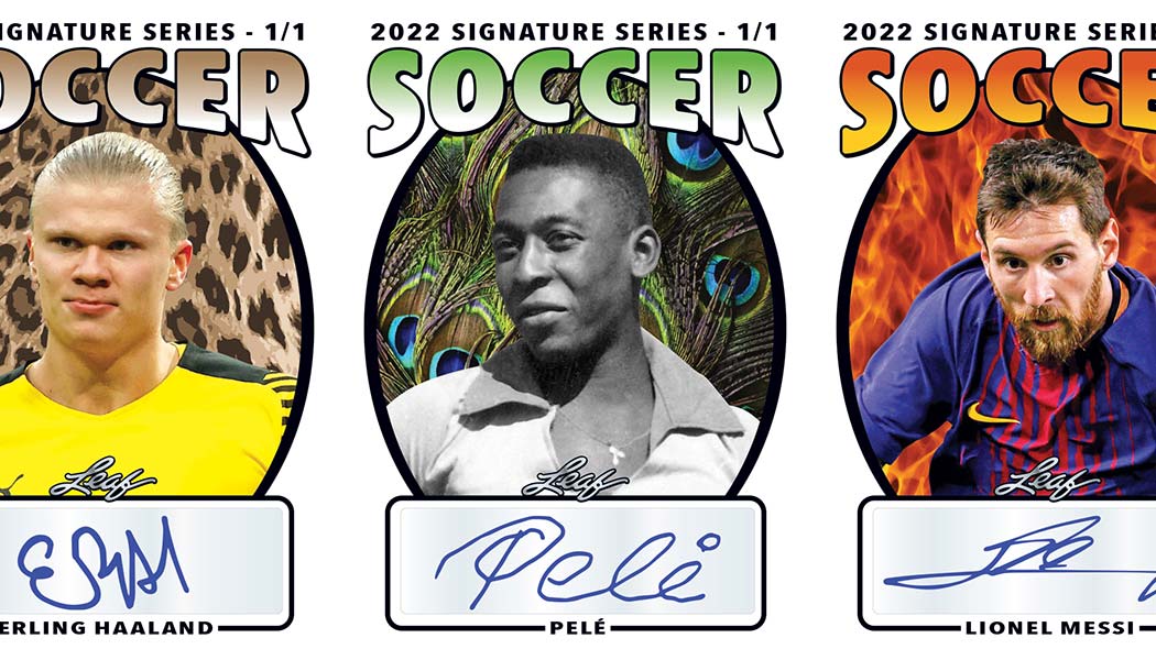 2022 Leaf Signature Series Soccer Checklist, Box Info, Release Date