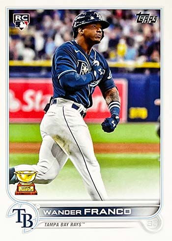 Tampa Bay Rays 2022 Topps Factory Sealed 17 Card Team Set with Wander