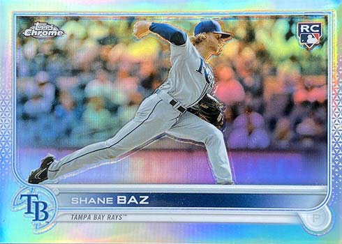 Shane Baz 2022 Topps Series 2 1987 Tampa Bay Rays #87TB-33 Rookie Card