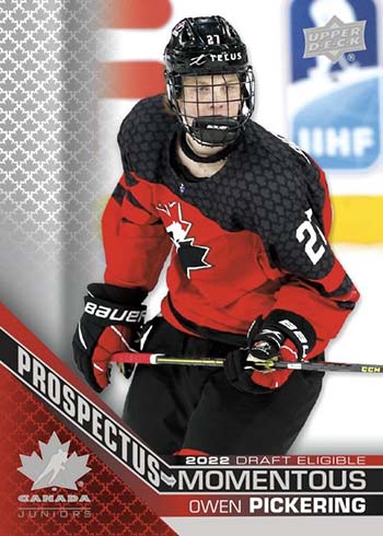 2021-22 UD Team Canada Juniors DYLAN GUENTHER #130 Program Excellence  129/165