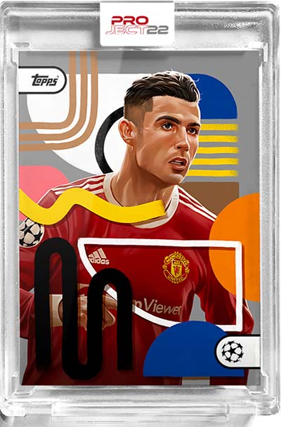 Topps Project 22 Cristiano Ronaldo by Bo Feng-Lin