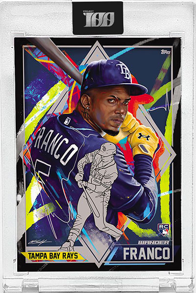 Topps Project100 Card 52 - Wander Franco by DJ Skee