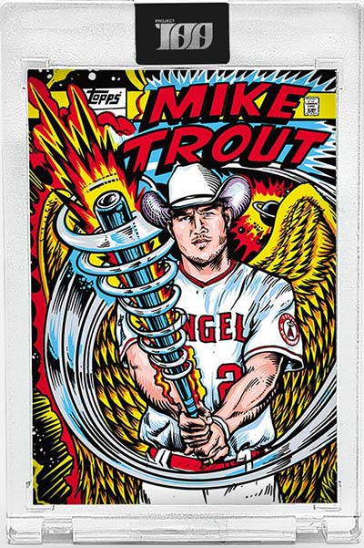 Topps MLB Project 100 Card 41 | Mike Trout by L'Amour Supreme