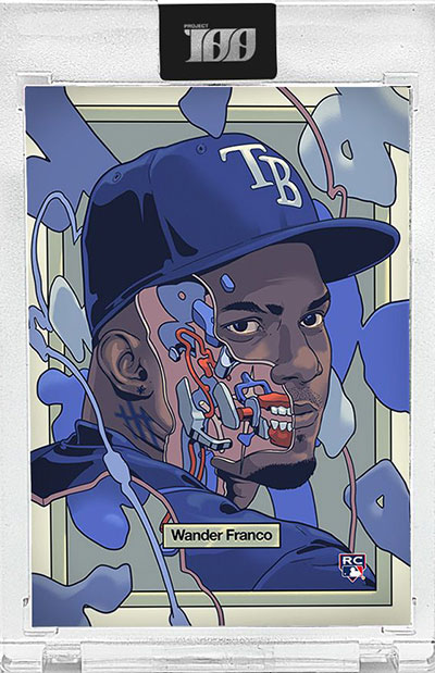 Topps Project100 Card 42 - Yordan Alvarez by Smithe - Deluxe Edition