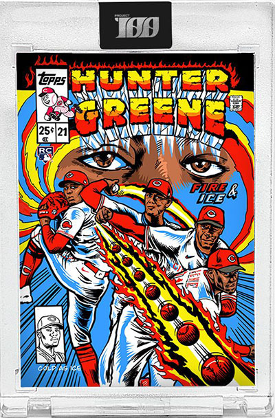Topps Project100 Hunter Greene by LAmour Supreme