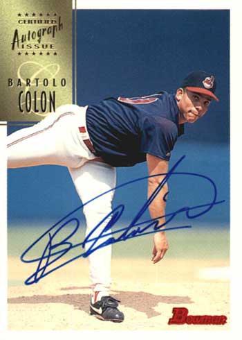 Autographed/Signed Bartolo Colon New York Blue Baseball Jersey Beckett BAS  COA
