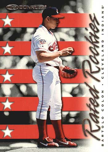 Bartolo Colon player worn jersey patch baseball card (Chicago White Sox)  2008 Upper Deck Spectrum #RSBC2 pinstripe