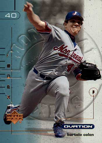 1996 Pinnacle Certified Bartolo Colon Rookie Baseball Card Indians  (Protective Coating Intact) #11822