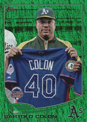 Bartolo Colon - MLB TOPPS NOW® Turn Back The Clock - Card 172 - Print Run:  266