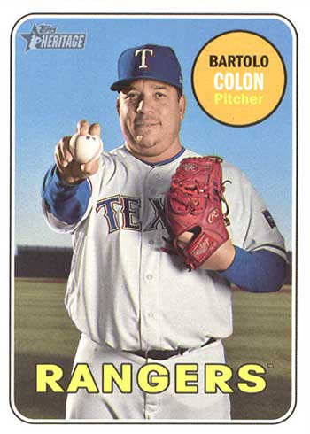  2017 Topps Heritage #282 Bartolo Colon Baseball Card - His 1st  Atlanta Braves card! : Collectibles & Fine Art