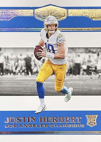 2020 Plates & Patches Justin Herbert Rookie Card