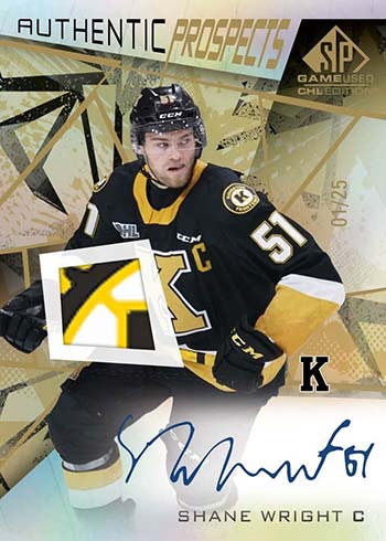 Shane Wright Autographed Kingston Frontenacs Black Jersey