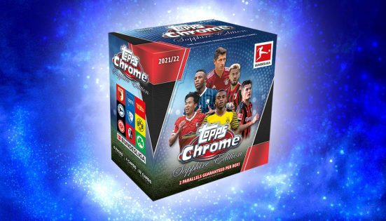 2021-22 Topps Chrome Sapphire Bundesliga Checklist, Teams, Box