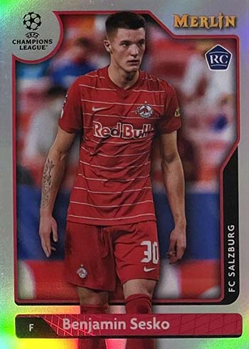 2021-22 Topps Merlin UEFA Rookie Image Variations Guide, SSP Gallery