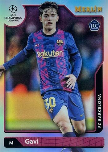 2021-22 Topps Merlin UEFA Rookie Image Variations Guide, SSP Gallery