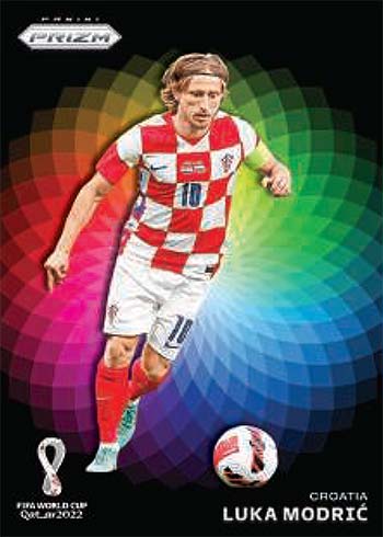 2022 Panini Prizm World Cup Color Wheel Luka Modric
