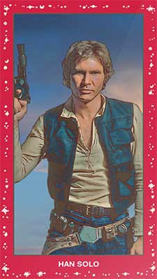 2022 Topps 206 Star Wars Red Star Field Han Solo
