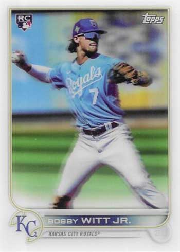 2022 Topps Holiday Bobby Witt Jr KC Royals Rookie Snowflakes Walmart  Exclusive